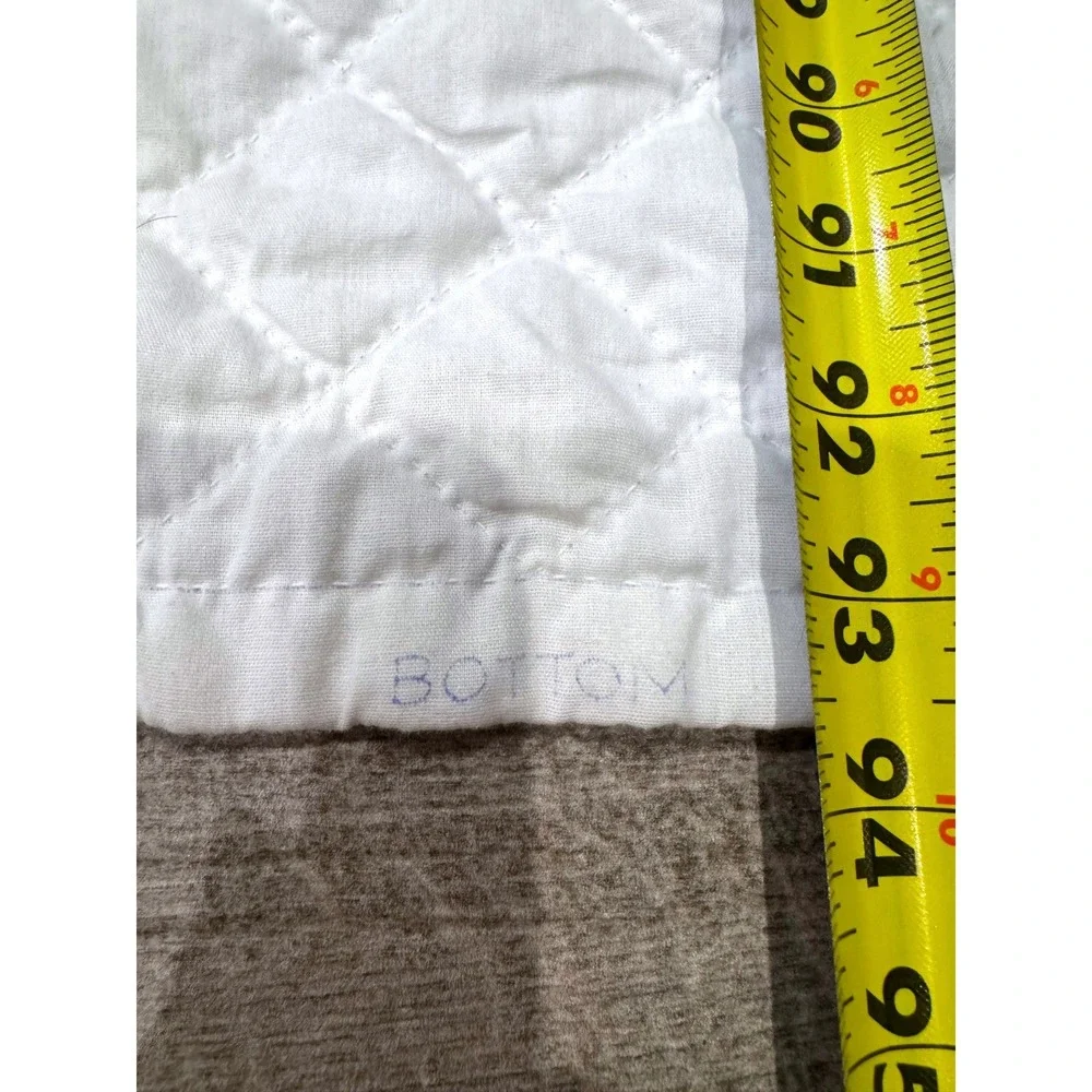 Vintage Handmade Cross Stitch Floral Quilt Cottagecore Pink Roses Full Queen